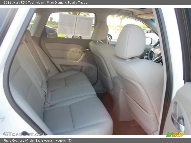 White Diamond Pearl / Taupe 2011 Acura RDX Technology
