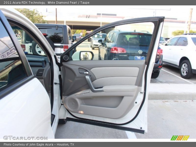 White Diamond Pearl / Taupe 2011 Acura RDX Technology
