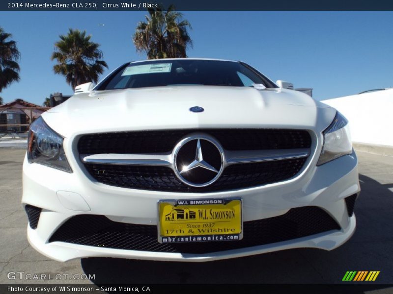 Cirrus White / Black 2014 Mercedes-Benz CLA 250