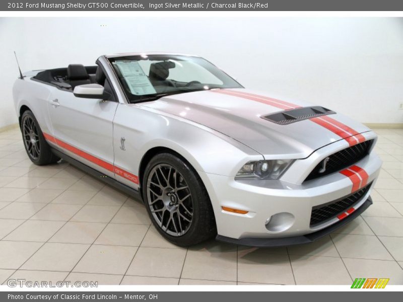 Front 3/4 View of 2012 Mustang Shelby GT500 Convertible