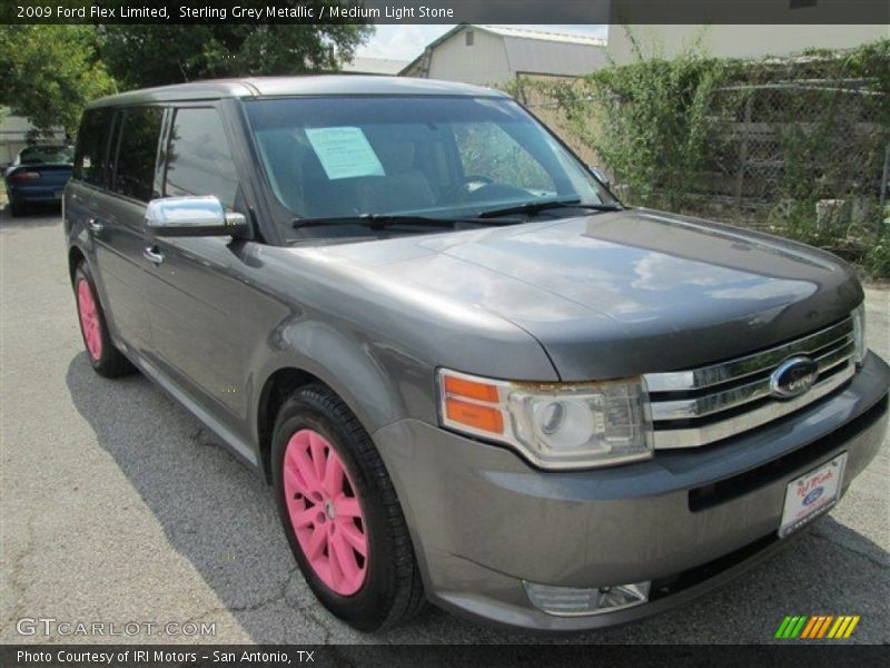 Sterling Grey Metallic / Medium Light Stone 2009 Ford Flex Limited