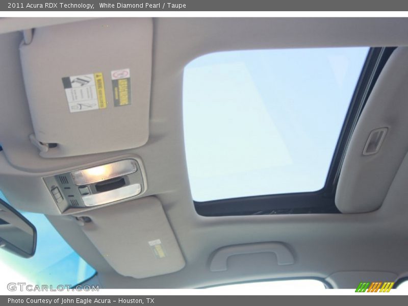 White Diamond Pearl / Taupe 2011 Acura RDX Technology