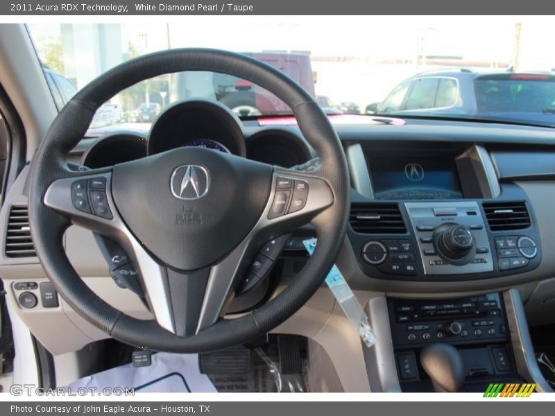 White Diamond Pearl / Taupe 2011 Acura RDX Technology