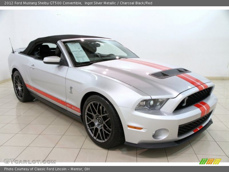 Front 3/4 View of 2012 Mustang Shelby GT500 Convertible