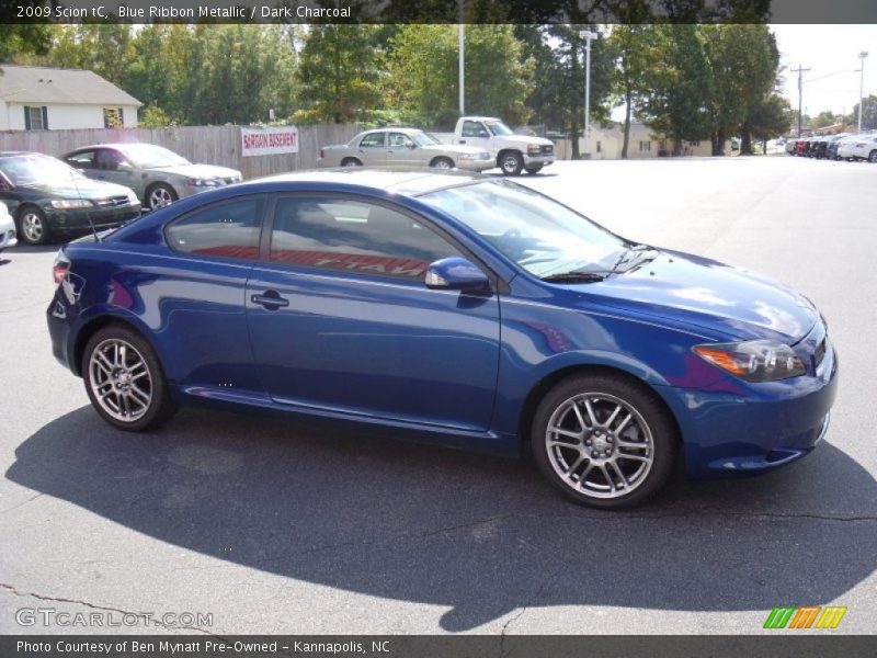 Blue Ribbon Metallic / Dark Charcoal 2009 Scion tC