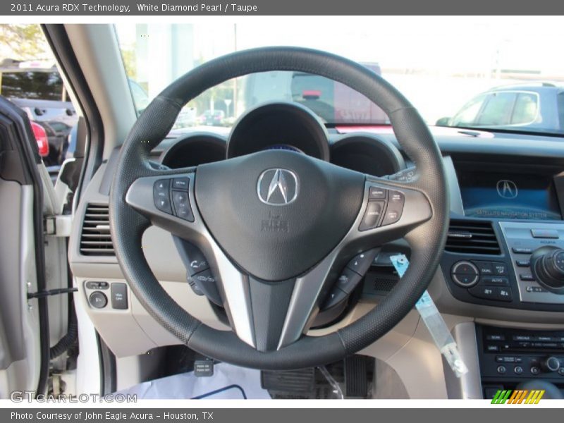 White Diamond Pearl / Taupe 2011 Acura RDX Technology