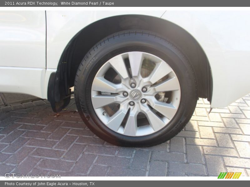 White Diamond Pearl / Taupe 2011 Acura RDX Technology