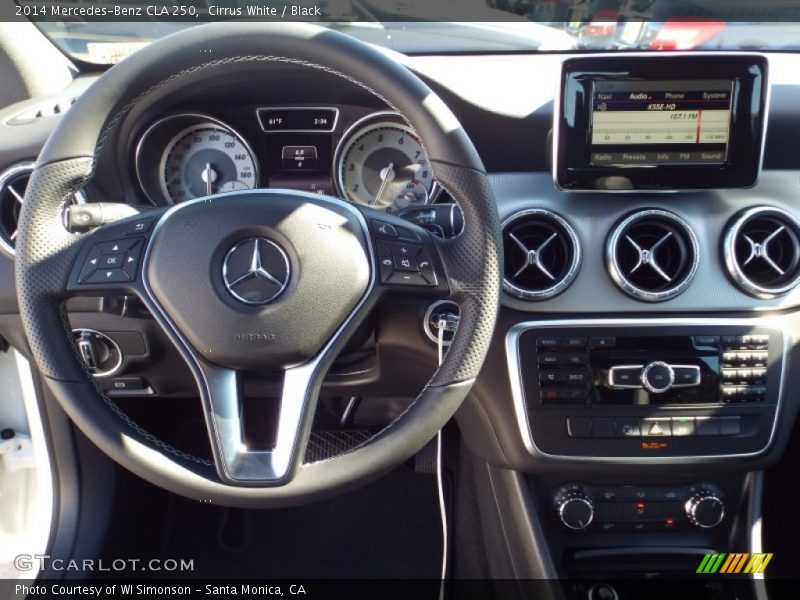 Cirrus White / Black 2014 Mercedes-Benz CLA 250