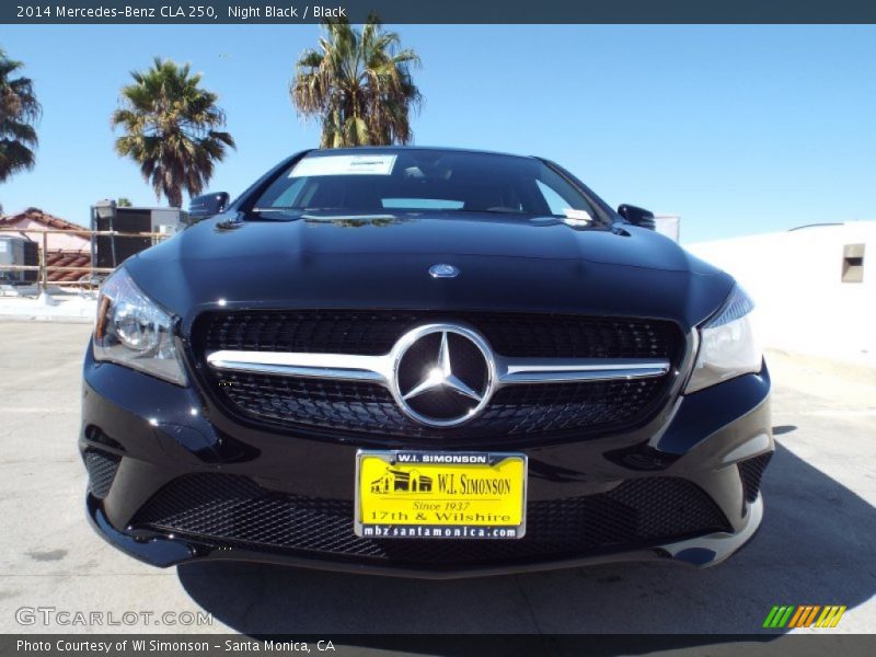 Night Black / Black 2014 Mercedes-Benz CLA 250