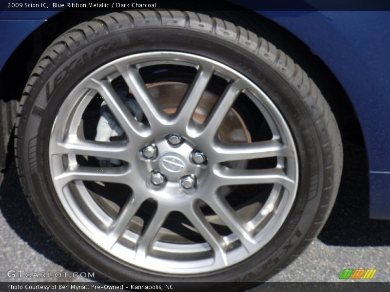 Blue Ribbon Metallic / Dark Charcoal 2009 Scion tC