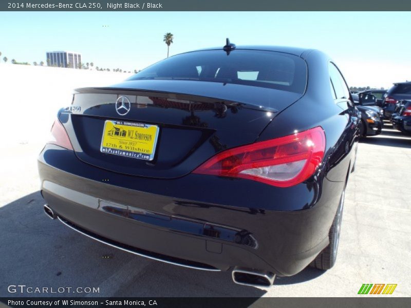 Night Black / Black 2014 Mercedes-Benz CLA 250