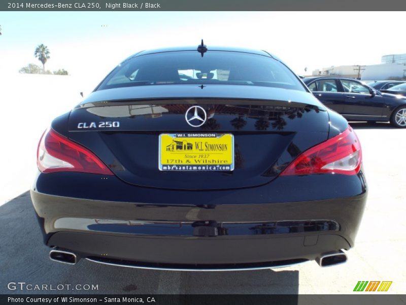 Night Black / Black 2014 Mercedes-Benz CLA 250