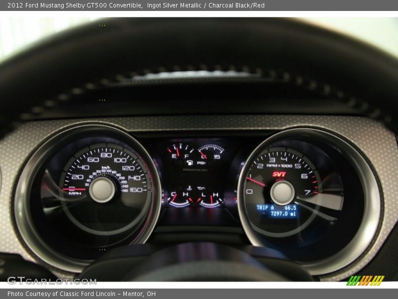  2012 Mustang Shelby GT500 Convertible Shelby GT500 Convertible Gauges