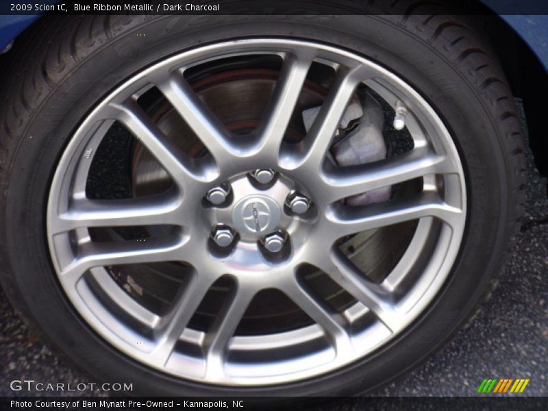 Blue Ribbon Metallic / Dark Charcoal 2009 Scion tC