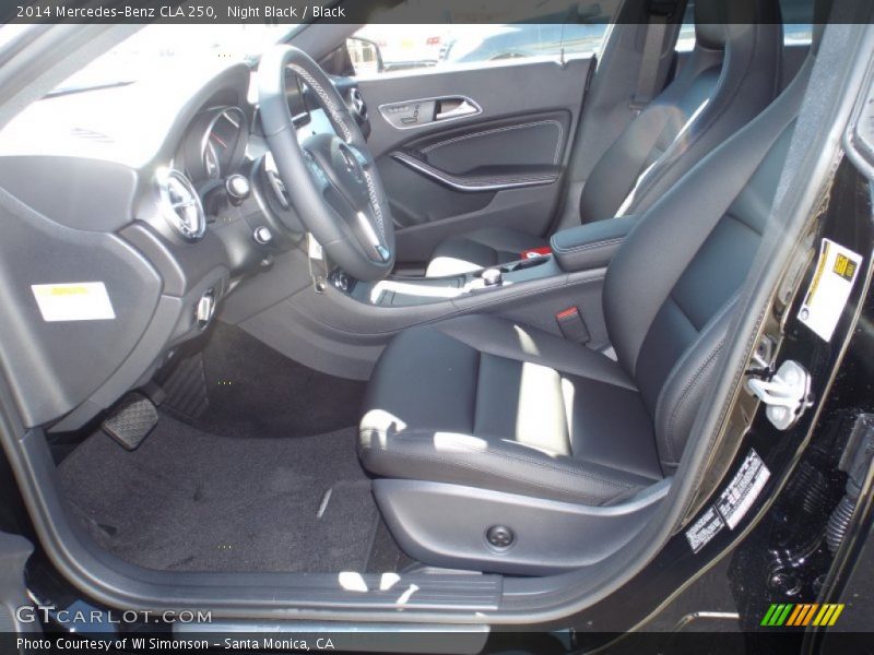 Night Black / Black 2014 Mercedes-Benz CLA 250