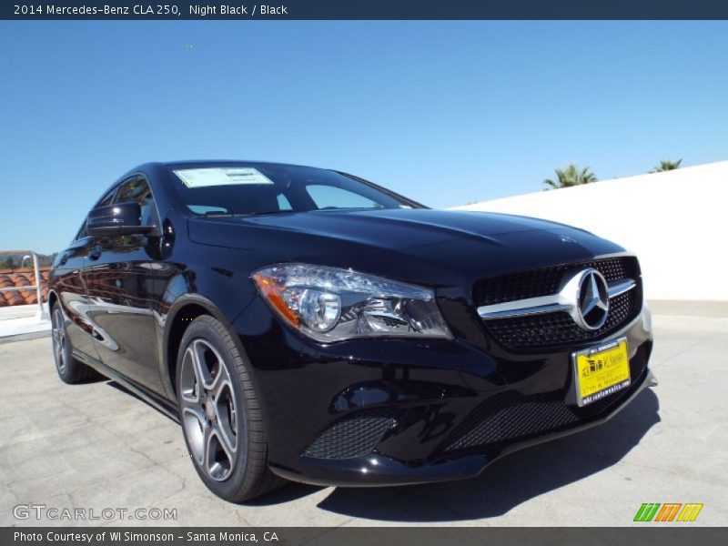 Night Black / Black 2014 Mercedes-Benz CLA 250