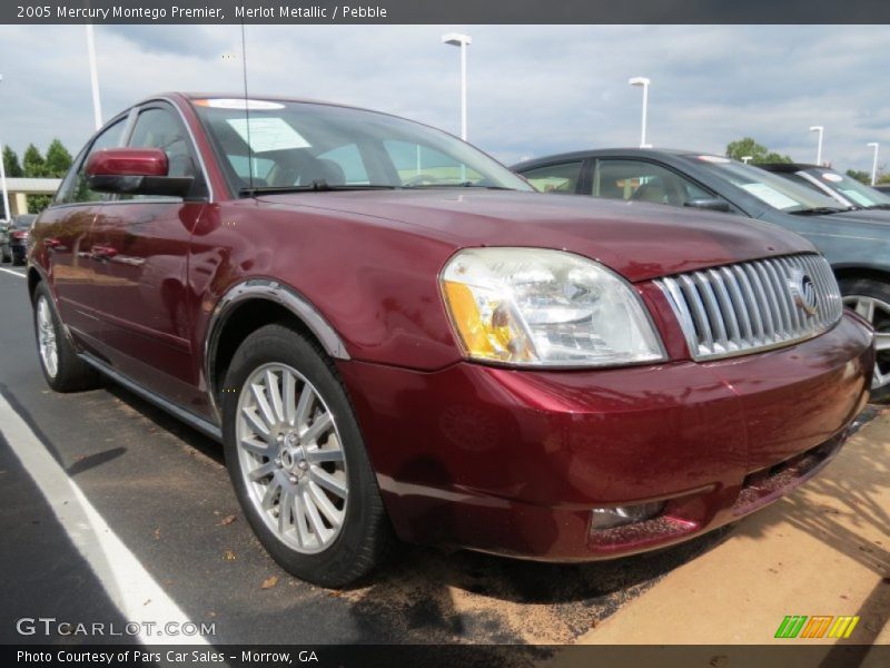 Merlot Metallic / Pebble 2005 Mercury Montego Premier