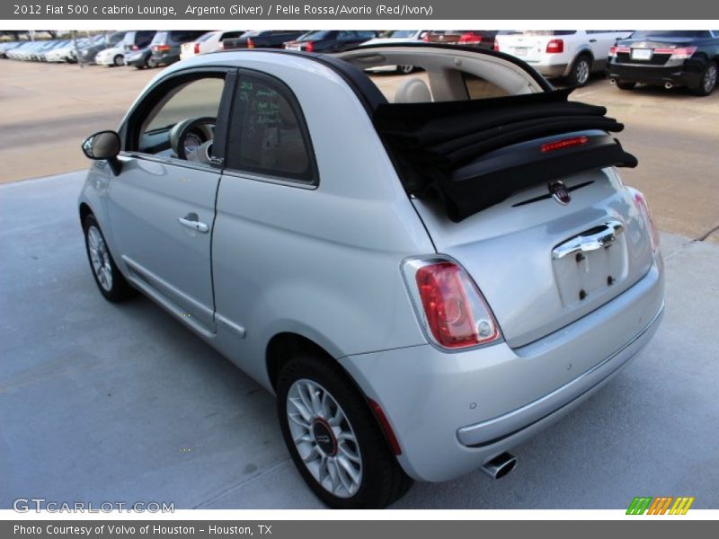  2012 500 c cabrio Lounge Argento (Silver)