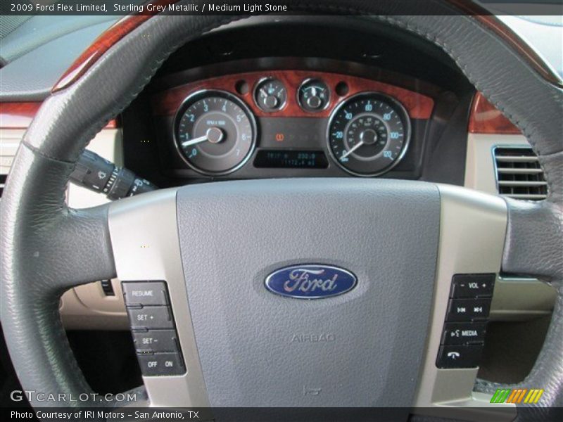 Sterling Grey Metallic / Medium Light Stone 2009 Ford Flex Limited