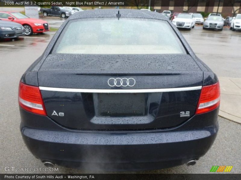 Night Blue Pearl Effect / Amaretto 2008 Audi A6 3.2 quattro Sedan