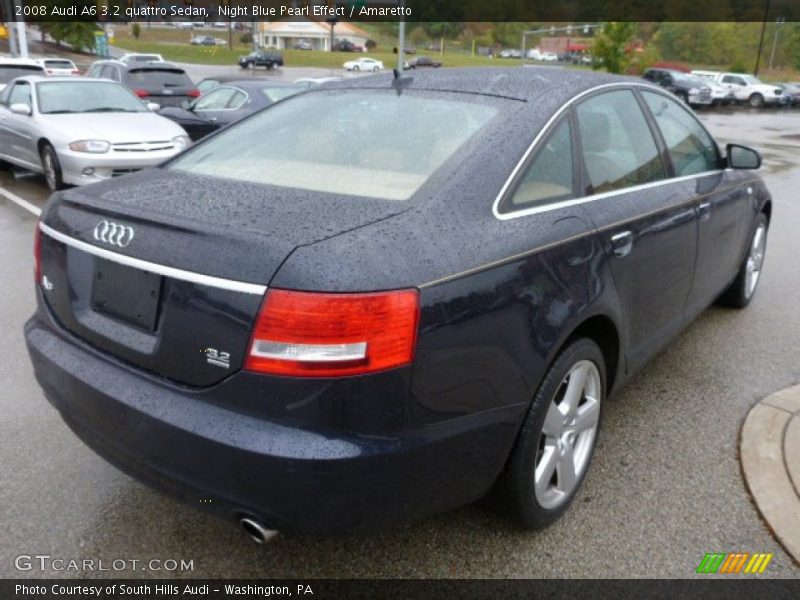 Night Blue Pearl Effect / Amaretto 2008 Audi A6 3.2 quattro Sedan