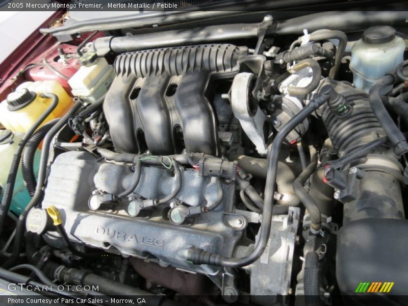 Merlot Metallic / Pebble 2005 Mercury Montego Premier