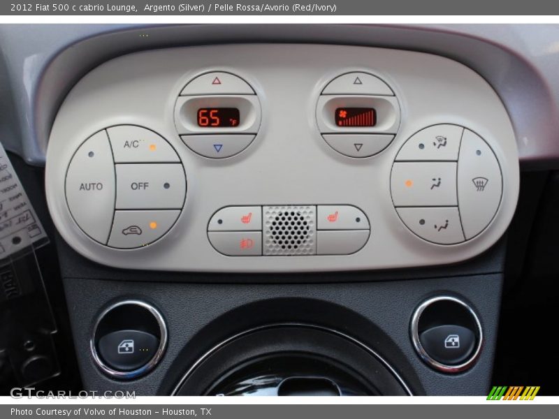 Controls of 2012 500 c cabrio Lounge