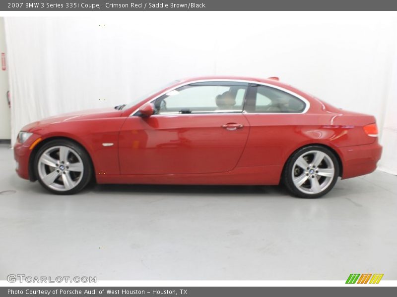  2007 3 Series 335i Coupe Crimson Red