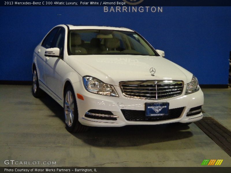 Polar White / Almond Beige 2013 Mercedes-Benz C 300 4Matic Luxury