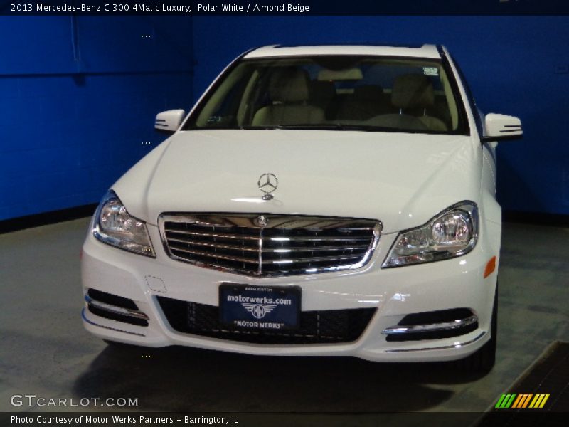 Polar White / Almond Beige 2013 Mercedes-Benz C 300 4Matic Luxury