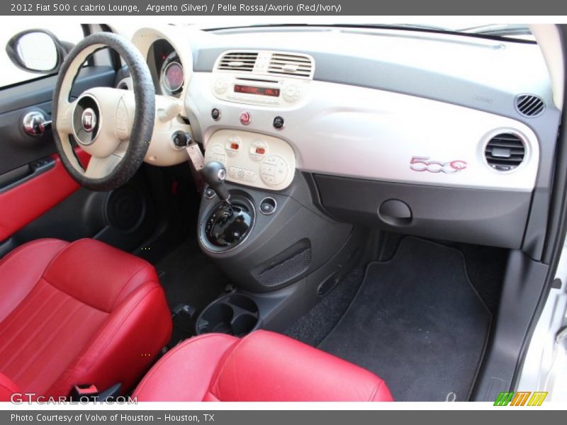 Dashboard of 2012 500 c cabrio Lounge