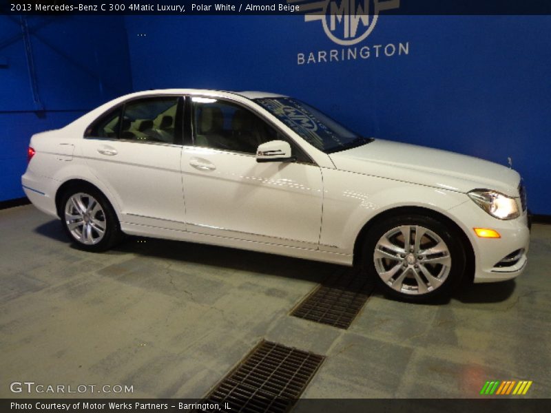 Polar White / Almond Beige 2013 Mercedes-Benz C 300 4Matic Luxury