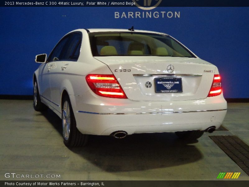 Polar White / Almond Beige 2013 Mercedes-Benz C 300 4Matic Luxury