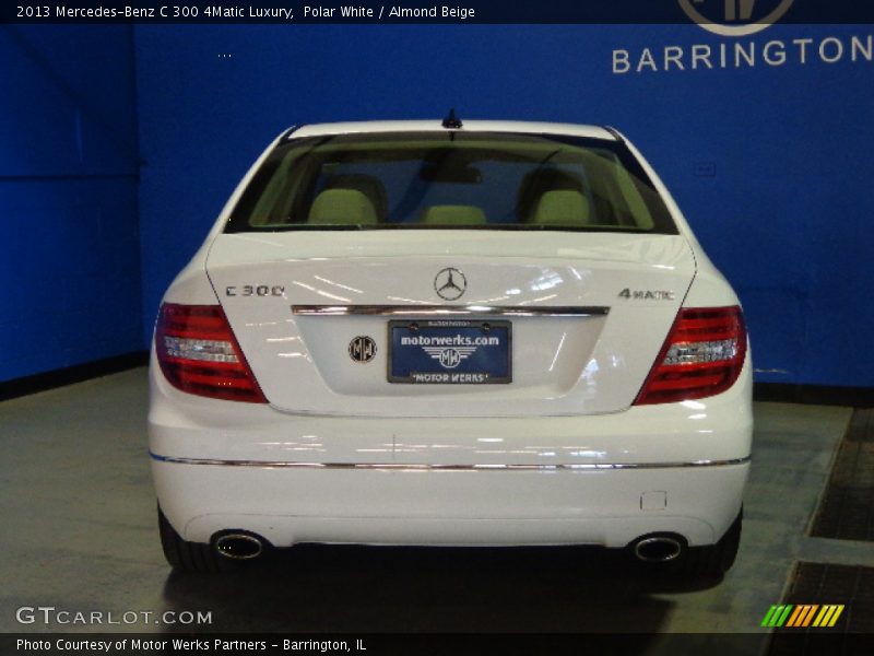 Polar White / Almond Beige 2013 Mercedes-Benz C 300 4Matic Luxury