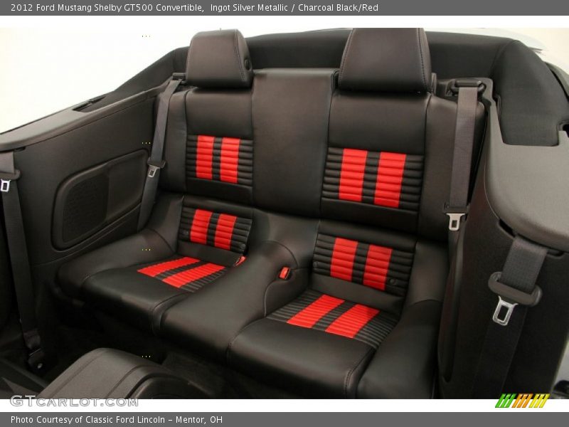 Rear Seat of 2012 Mustang Shelby GT500 Convertible