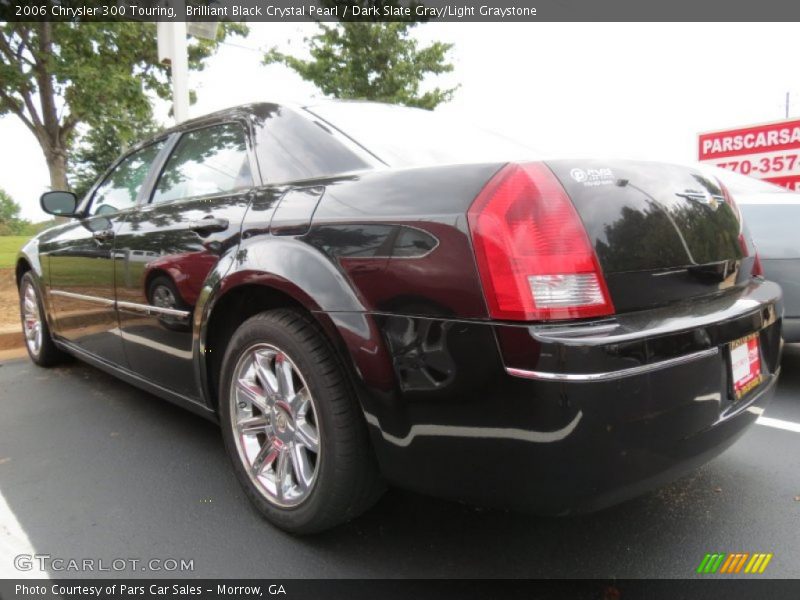 Brilliant Black Crystal Pearl / Dark Slate Gray/Light Graystone 2006 Chrysler 300 Touring