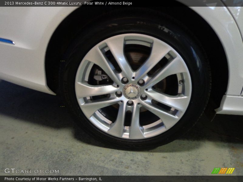 Polar White / Almond Beige 2013 Mercedes-Benz C 300 4Matic Luxury