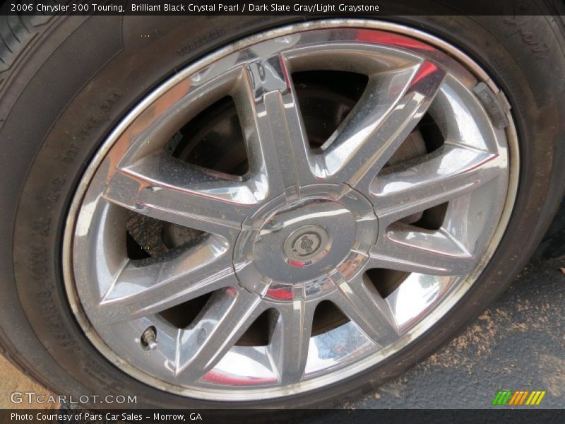 Brilliant Black Crystal Pearl / Dark Slate Gray/Light Graystone 2006 Chrysler 300 Touring
