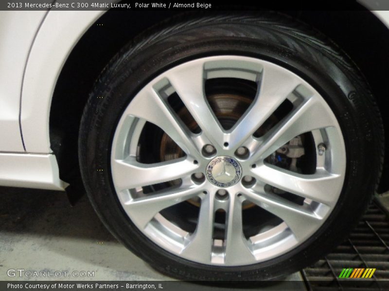 Polar White / Almond Beige 2013 Mercedes-Benz C 300 4Matic Luxury