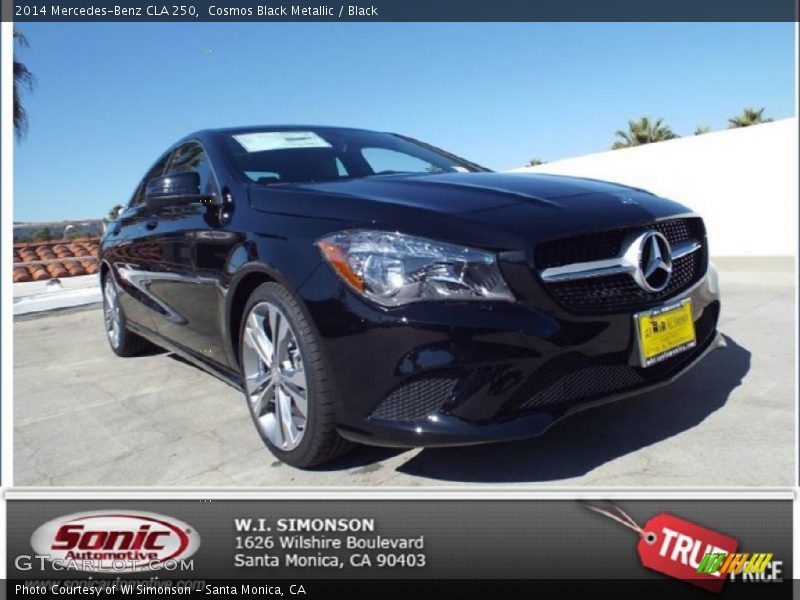 Cosmos Black Metallic / Black 2014 Mercedes-Benz CLA 250