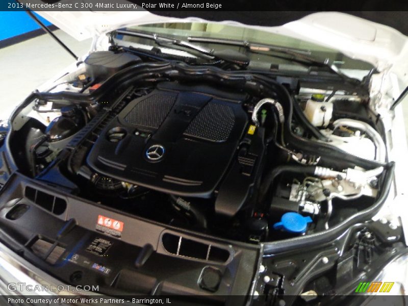 Polar White / Almond Beige 2013 Mercedes-Benz C 300 4Matic Luxury