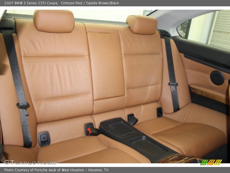 Crimson Red / Saddle Brown/Black 2007 BMW 3 Series 335i Coupe