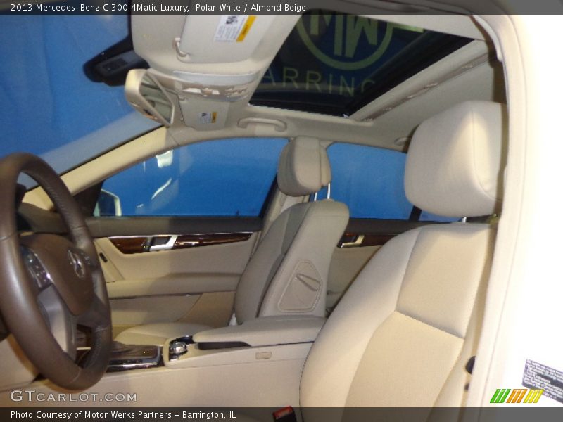 Polar White / Almond Beige 2013 Mercedes-Benz C 300 4Matic Luxury
