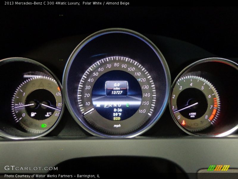Polar White / Almond Beige 2013 Mercedes-Benz C 300 4Matic Luxury