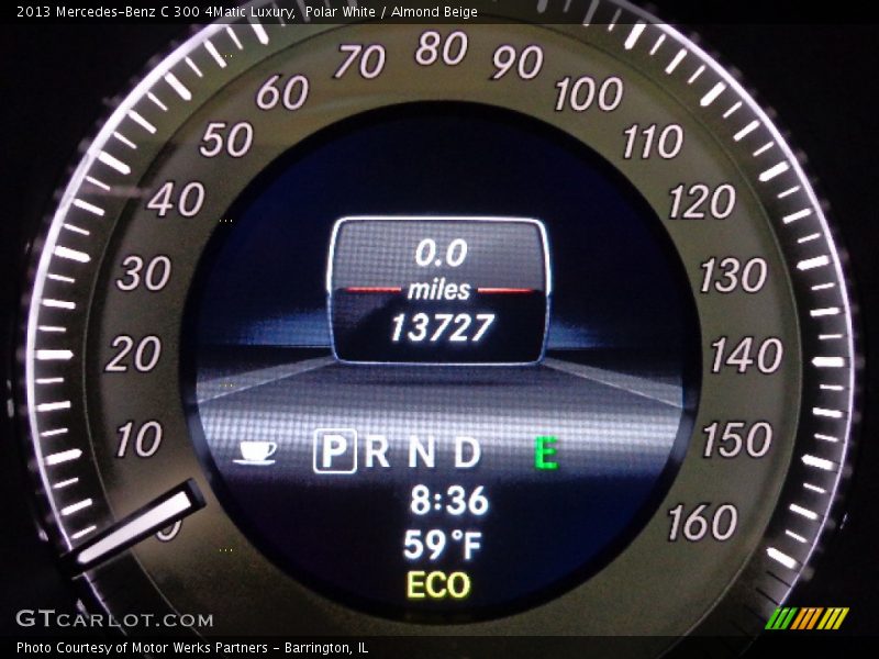 Polar White / Almond Beige 2013 Mercedes-Benz C 300 4Matic Luxury