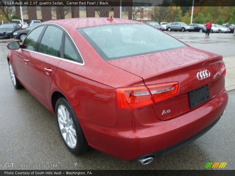 Garnet Red Pearl / Black 2014 Audi A6 2.0T quattro Sedan