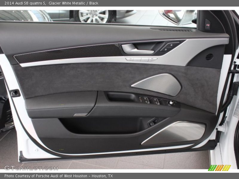 Glacier White Metallic / Black 2014 Audi S8 quattro S