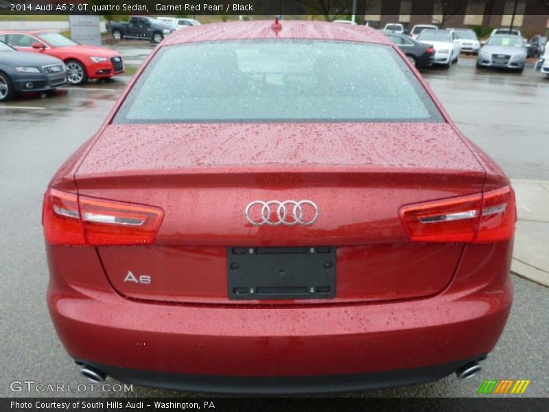 Garnet Red Pearl / Black 2014 Audi A6 2.0T quattro Sedan