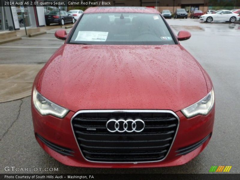 Garnet Red Pearl / Black 2014 Audi A6 2.0T quattro Sedan