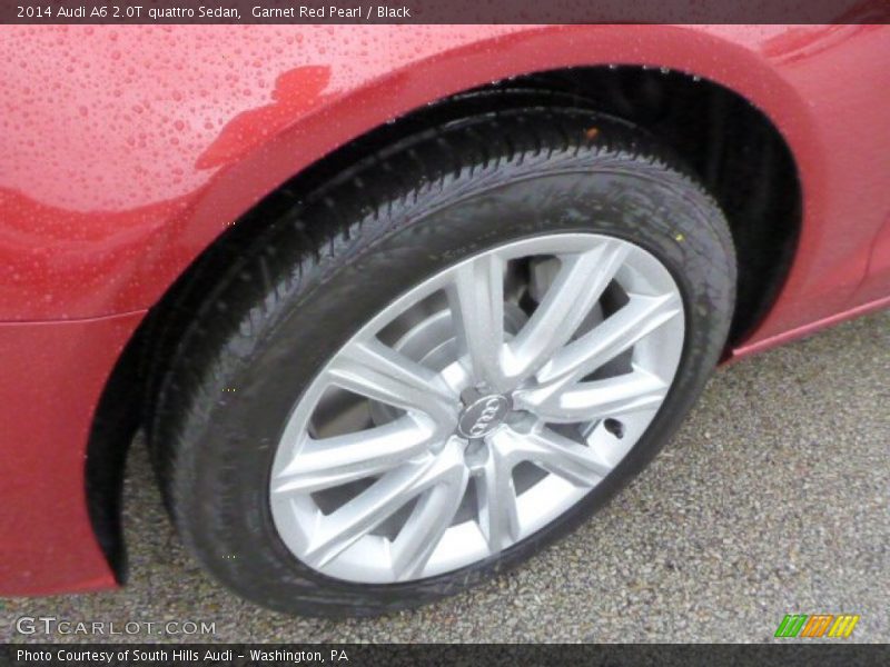 Garnet Red Pearl / Black 2014 Audi A6 2.0T quattro Sedan